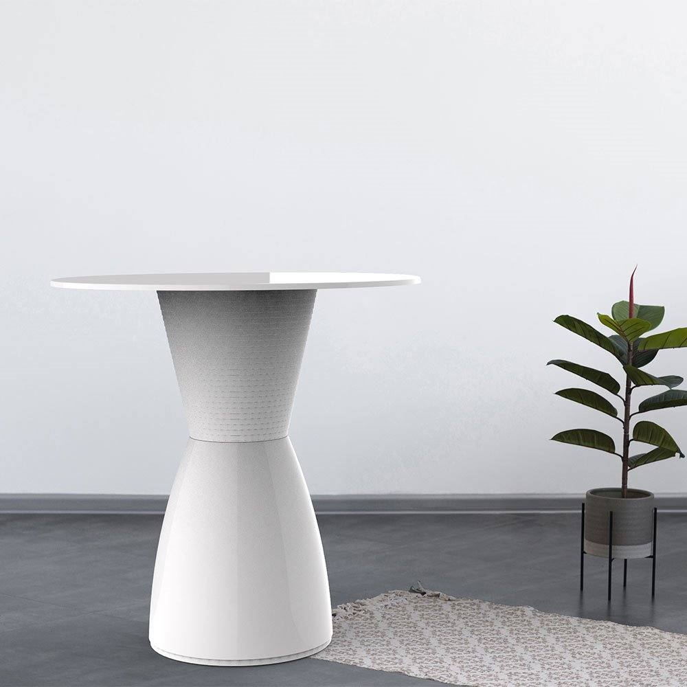 Mesa de Centro com Tampo 60 cm Nobe Branco I'm In